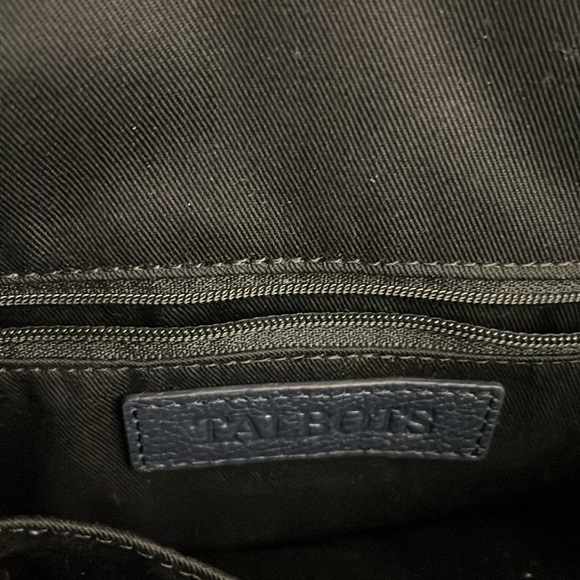 Talbots blue and green plaid tote - Picture 3 of 6